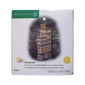 Department 56 Christmas in the City "The Times Tower" Ornament #56.98775